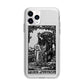 Queen of Pentacles Monochrome Apple iPhone 11 Pro Max in Silver with Bumper Case