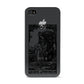 Queen of Pentacles Monochrome Apple iPhone 4s Case