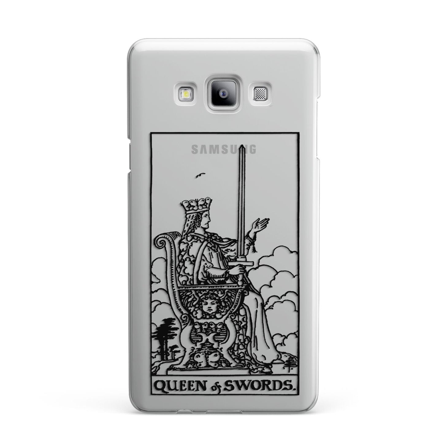 Queen of Swords Monochrome Samsung Galaxy A7 2015 Case