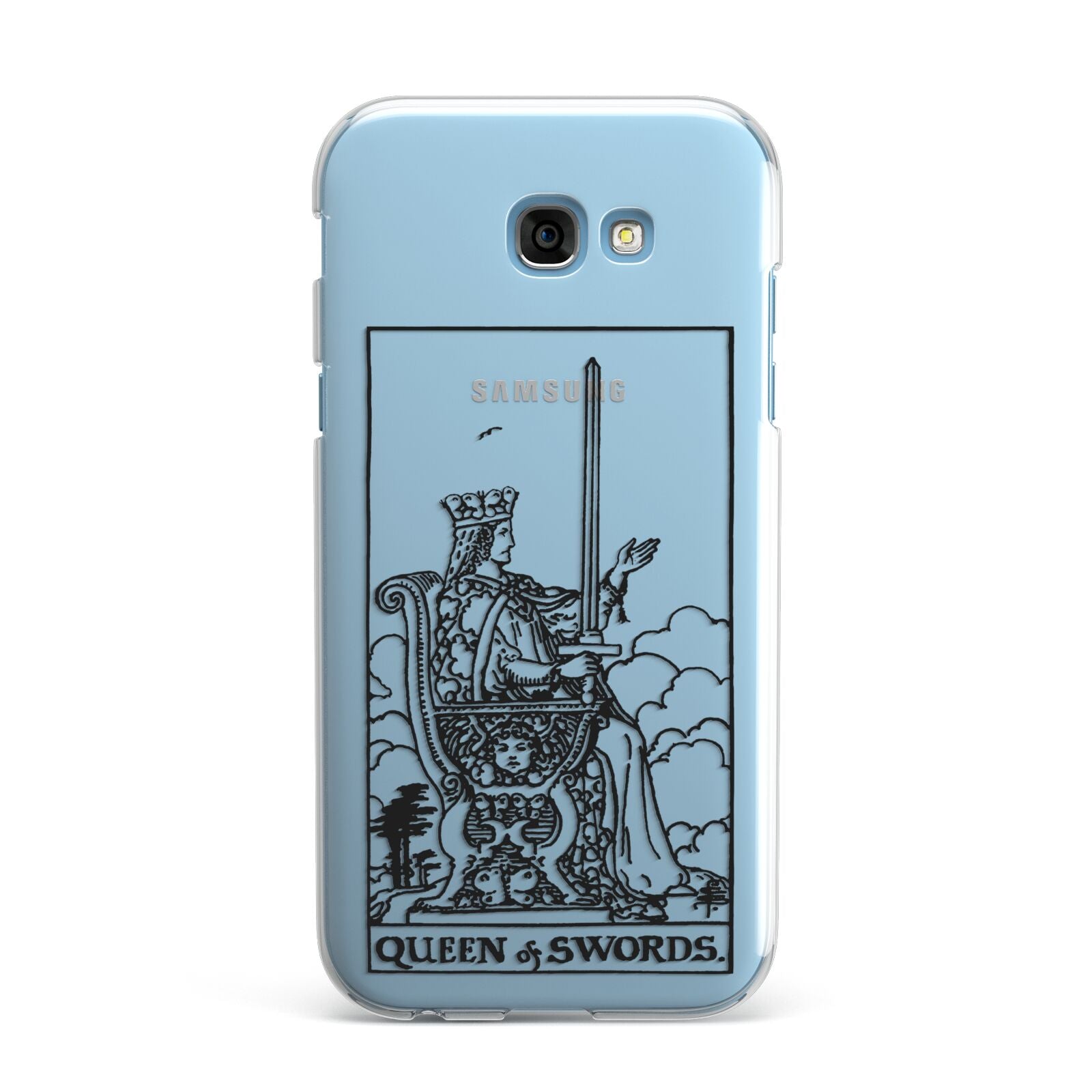 Queen of Swords Monochrome Samsung Galaxy A7 2017 Case