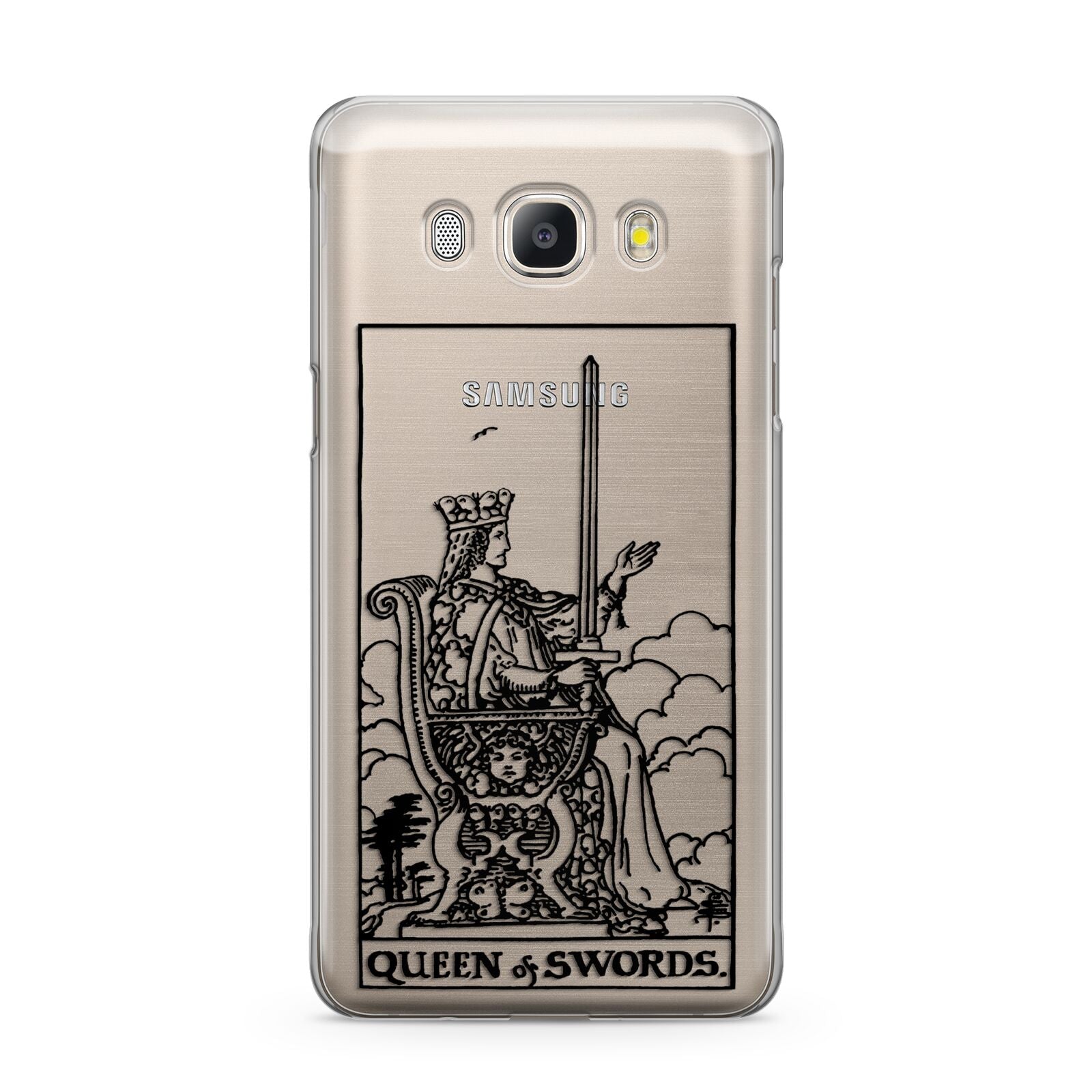 Queen of Swords Monochrome Samsung Galaxy J5 2016 Case