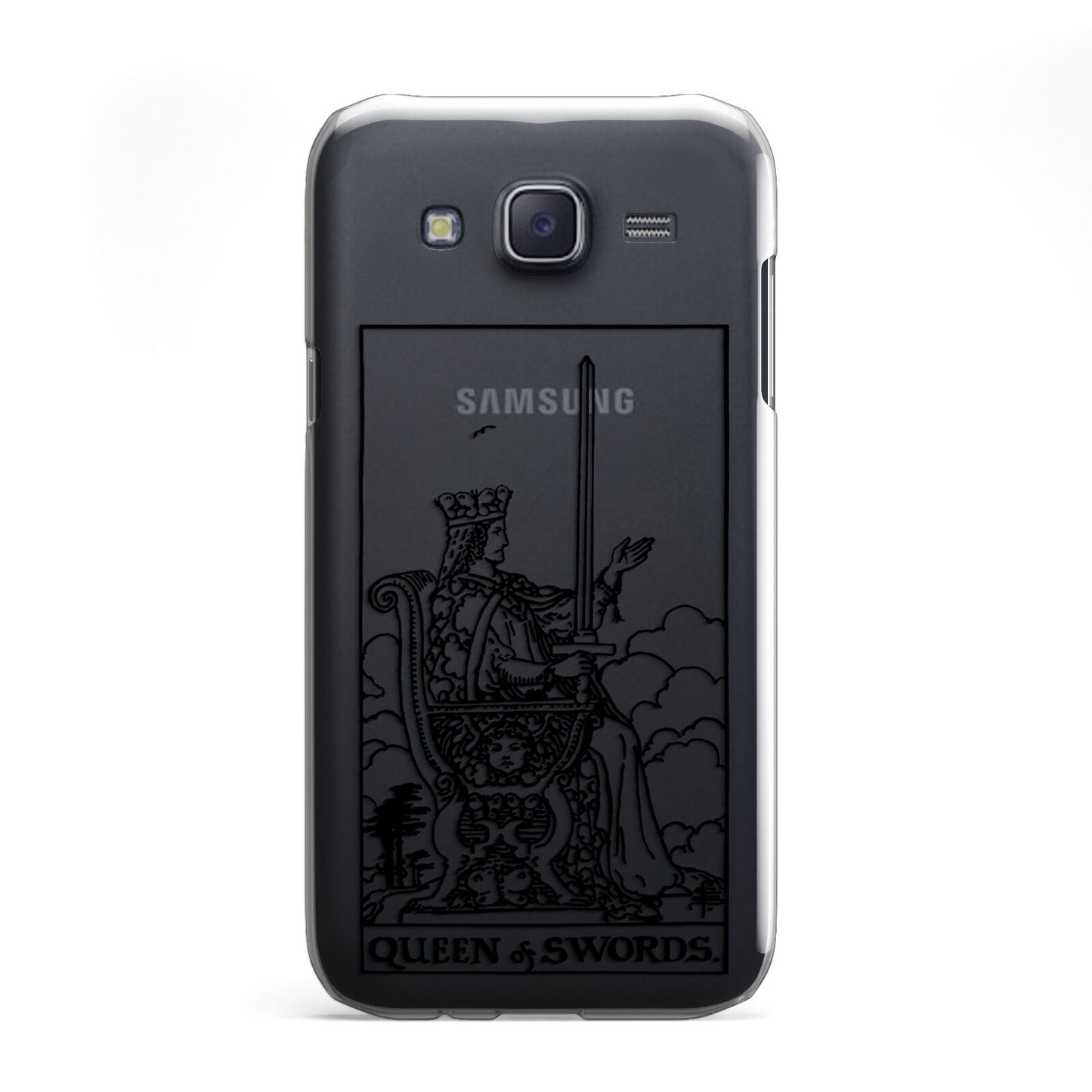 Queen of Swords Monochrome Samsung Galaxy J5 Case