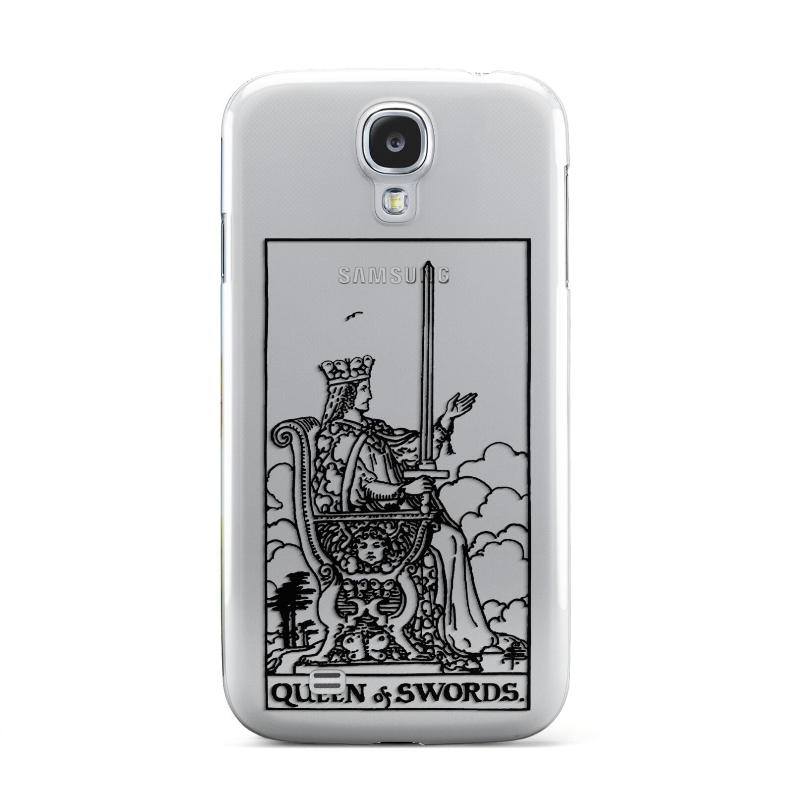 Queen of Swords Monochrome Samsung Galaxy S4 Case