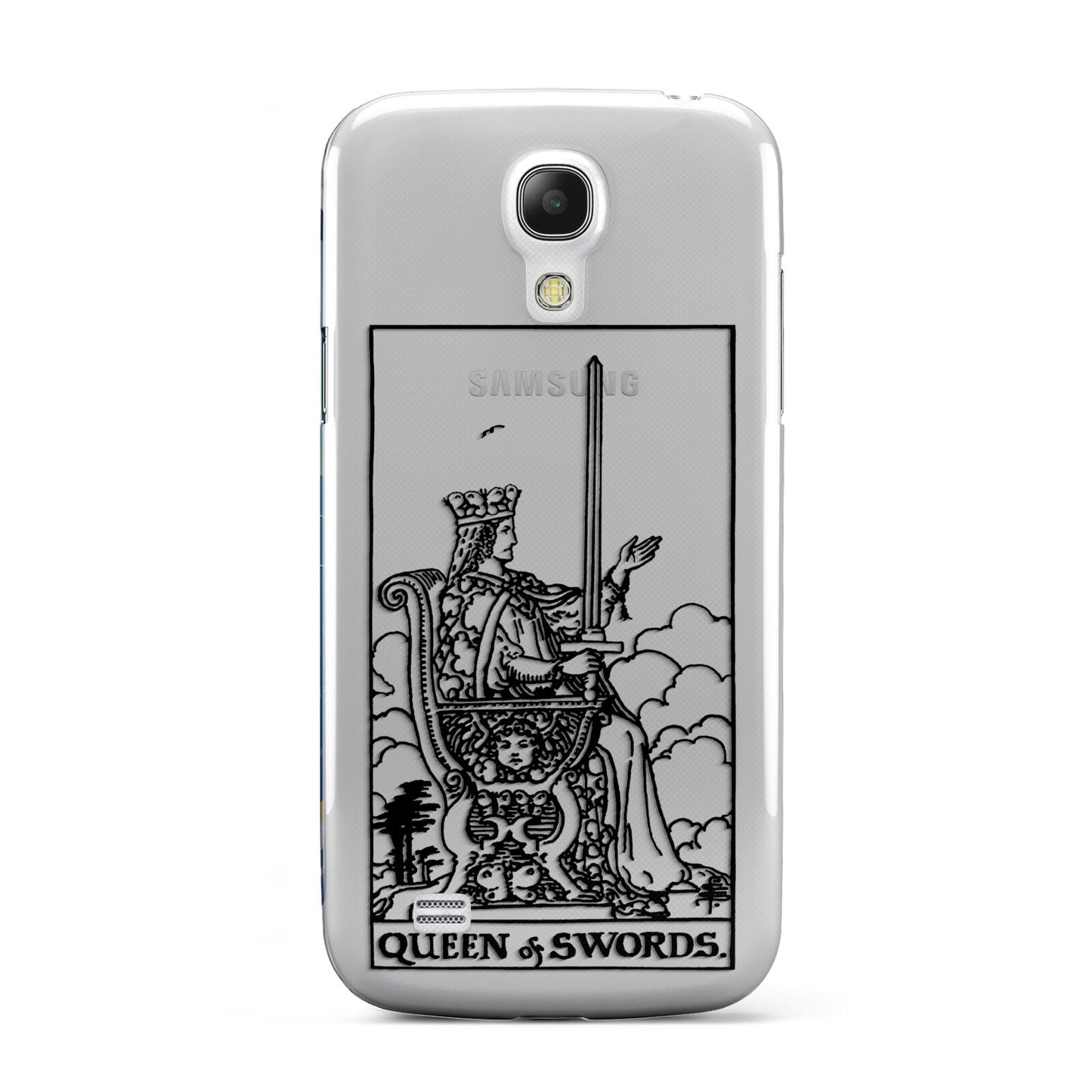 Queen of Swords Monochrome Samsung Galaxy S4 Mini Case