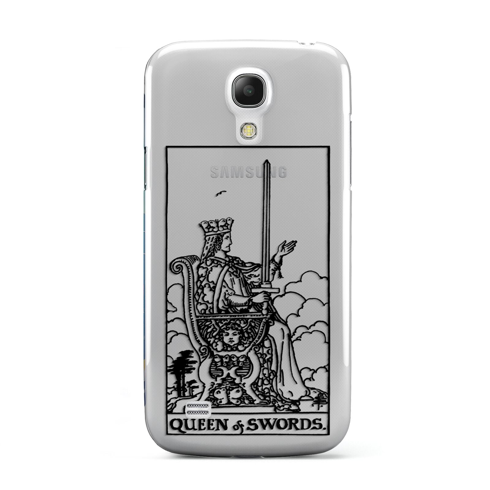Queen of Swords Monochrome Samsung Galaxy S4 Mini Case