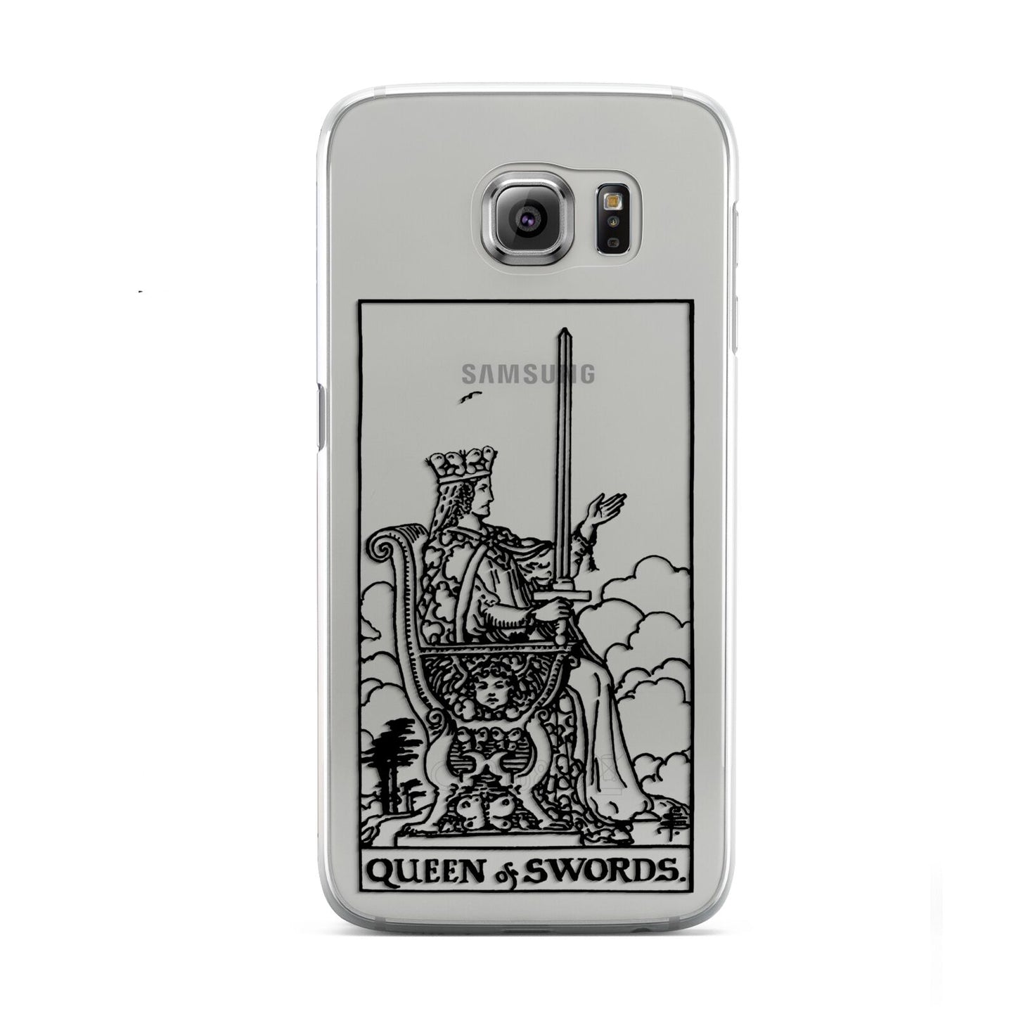 Queen of Swords Monochrome Samsung Galaxy S6 Case