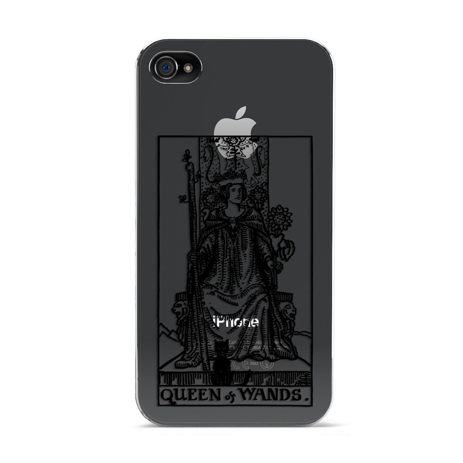 Queen of Wands Monochrome Apple iPhone 4s Case