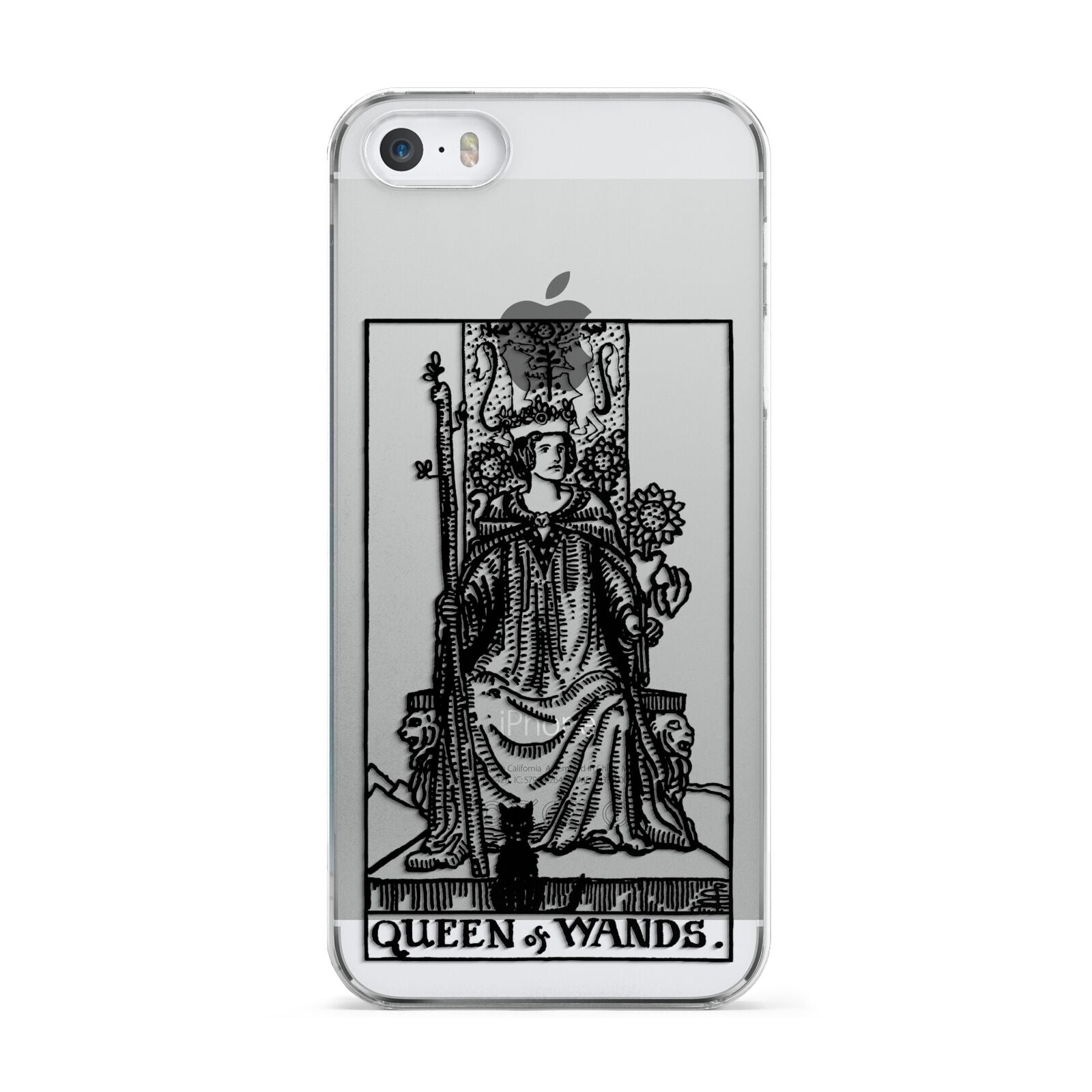 Queen of Wands Monochrome Apple iPhone 5 Case