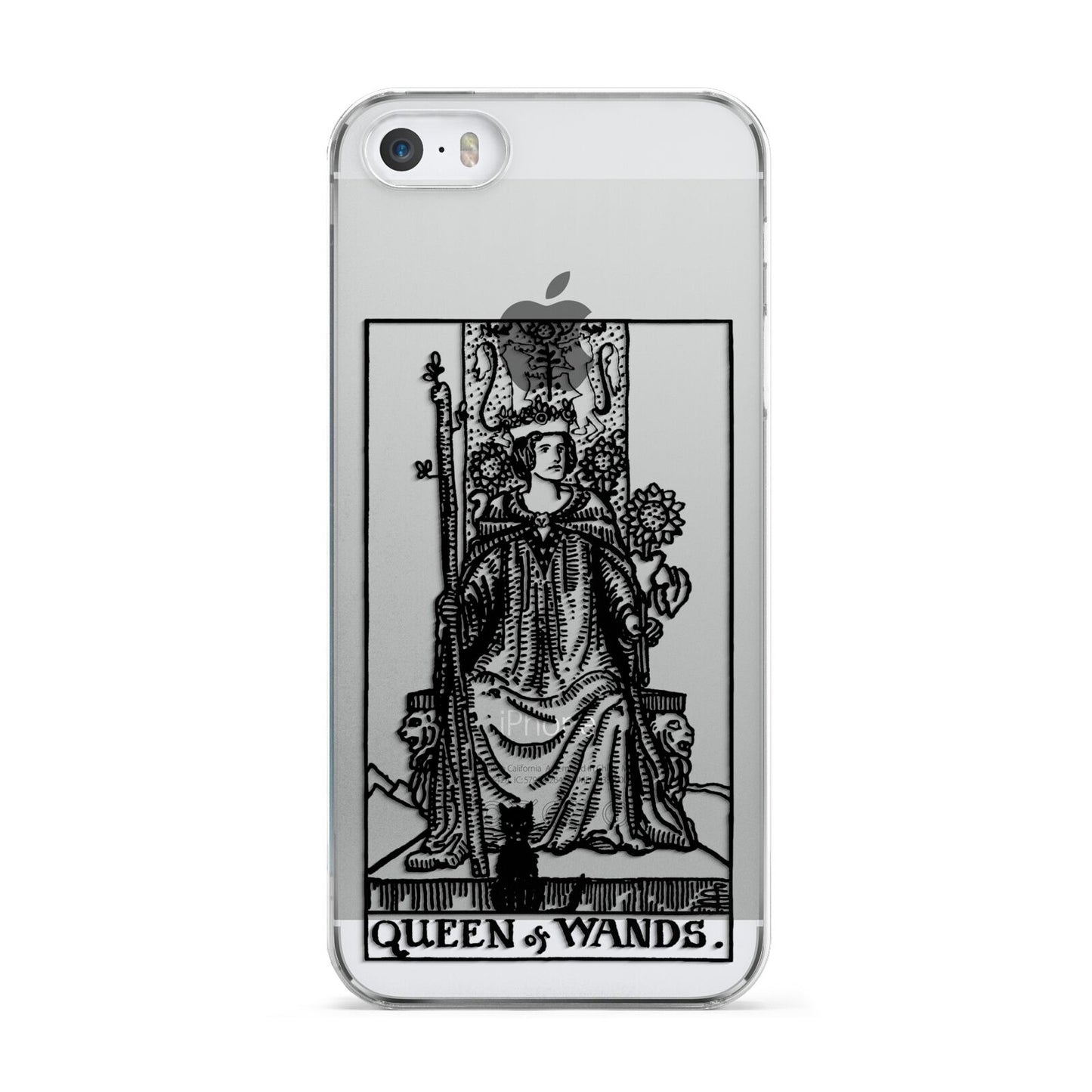 Queen of Wands Monochrome Apple iPhone 5 Case