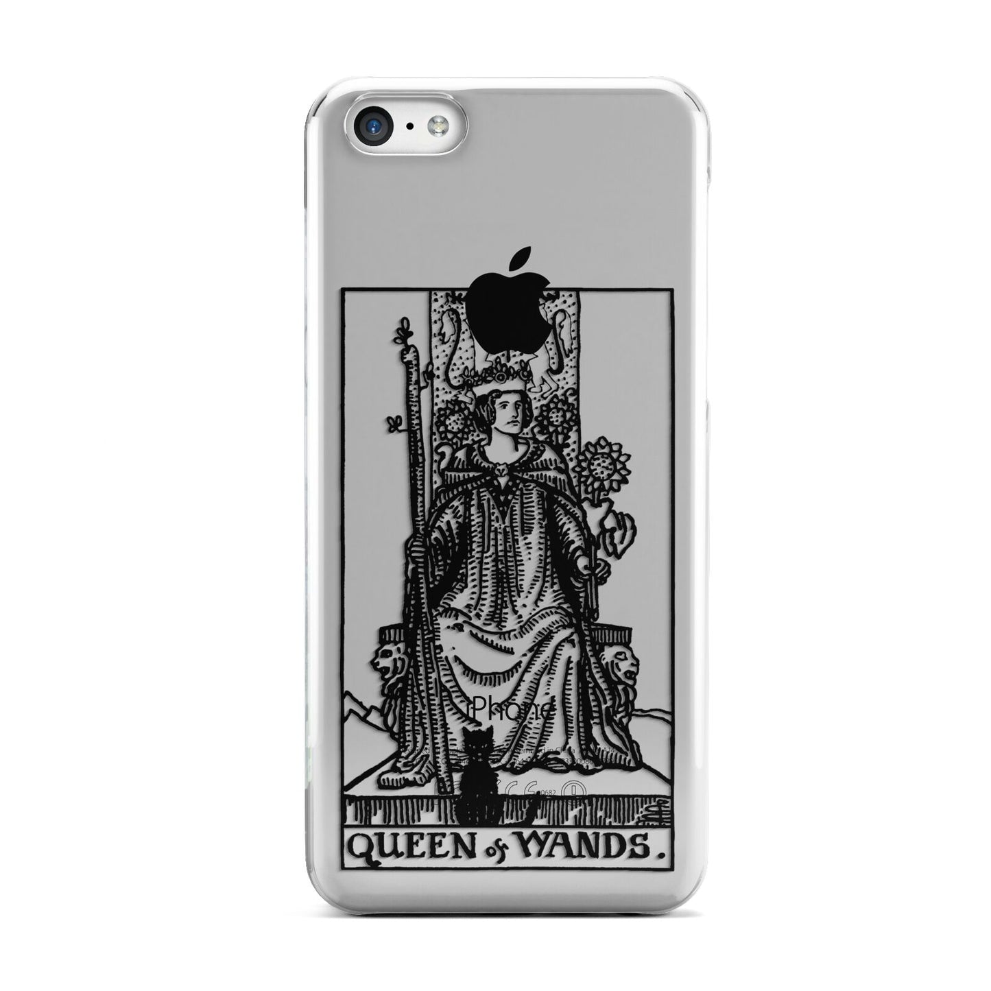 Queen of Wands Monochrome Apple iPhone 5c Case