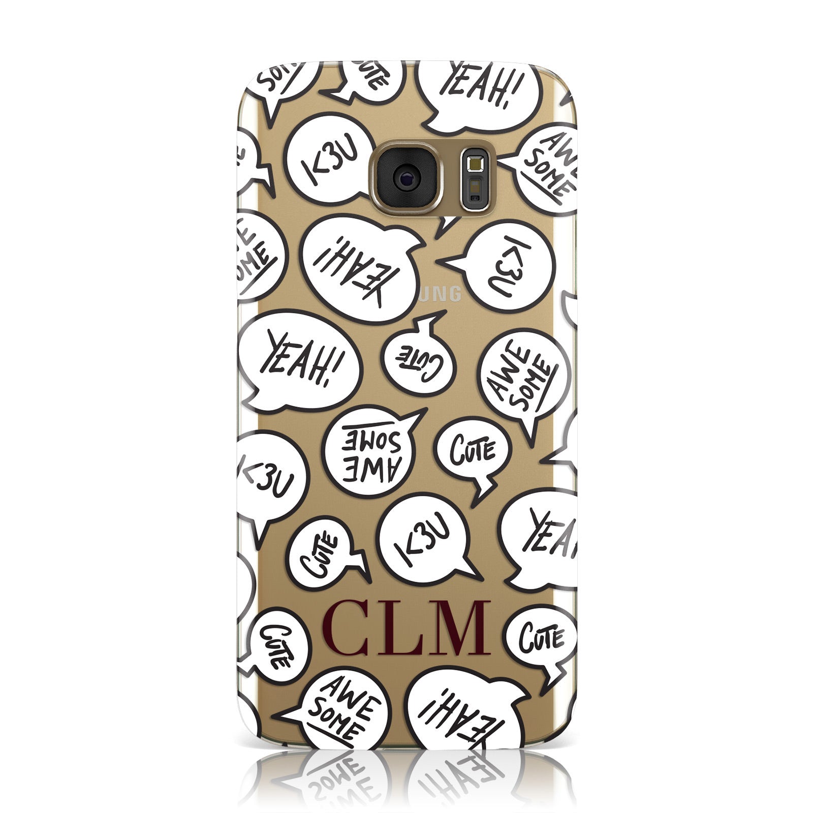 Personalised Sayings With Initials Samsung Galaxy Case