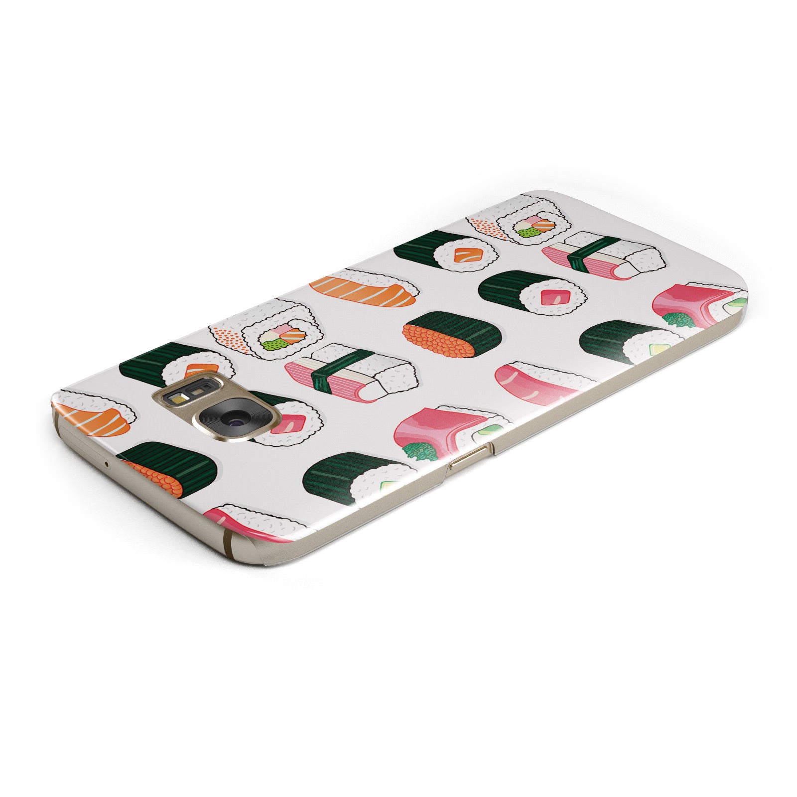 Sushi Pattern 2 Samsung Galaxy Case Top Cutout