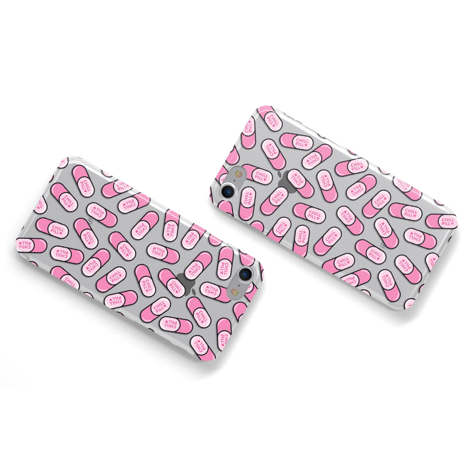 Take A Chill Pill Transparent Apple iPhone Case Take A Chill Pill Transparent Apple iPhone Case