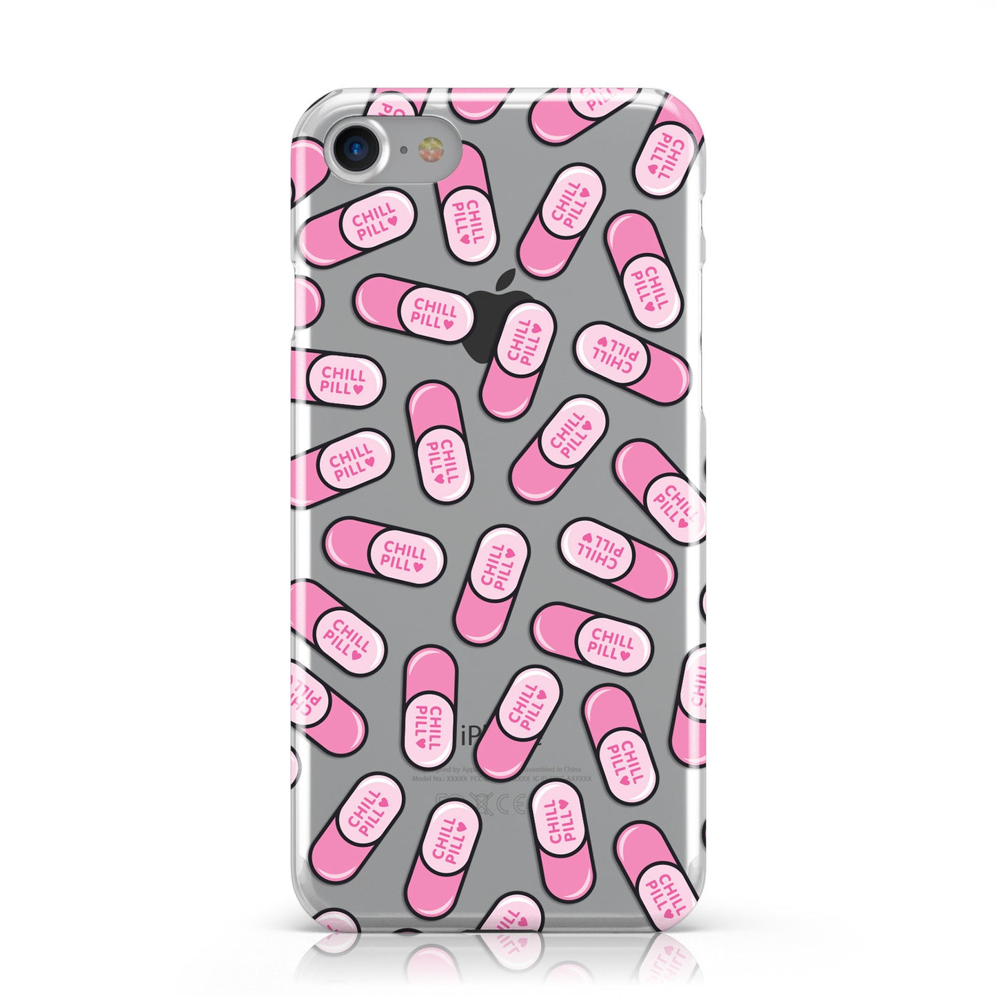 Take A Chill Pill Transparent Apple iPhone Case Take A Chill Pill Transparent Apple iPhone Case