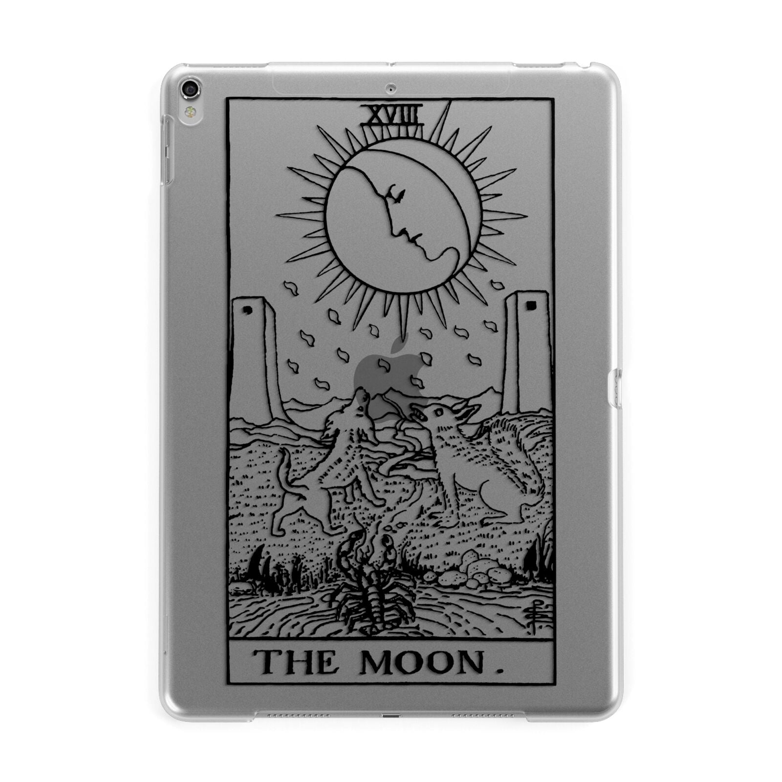 The Moon Monochrome Apple iPad Silver Case