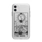 The Moon Monochrome Apple iPhone 11 in White with Bumper Case