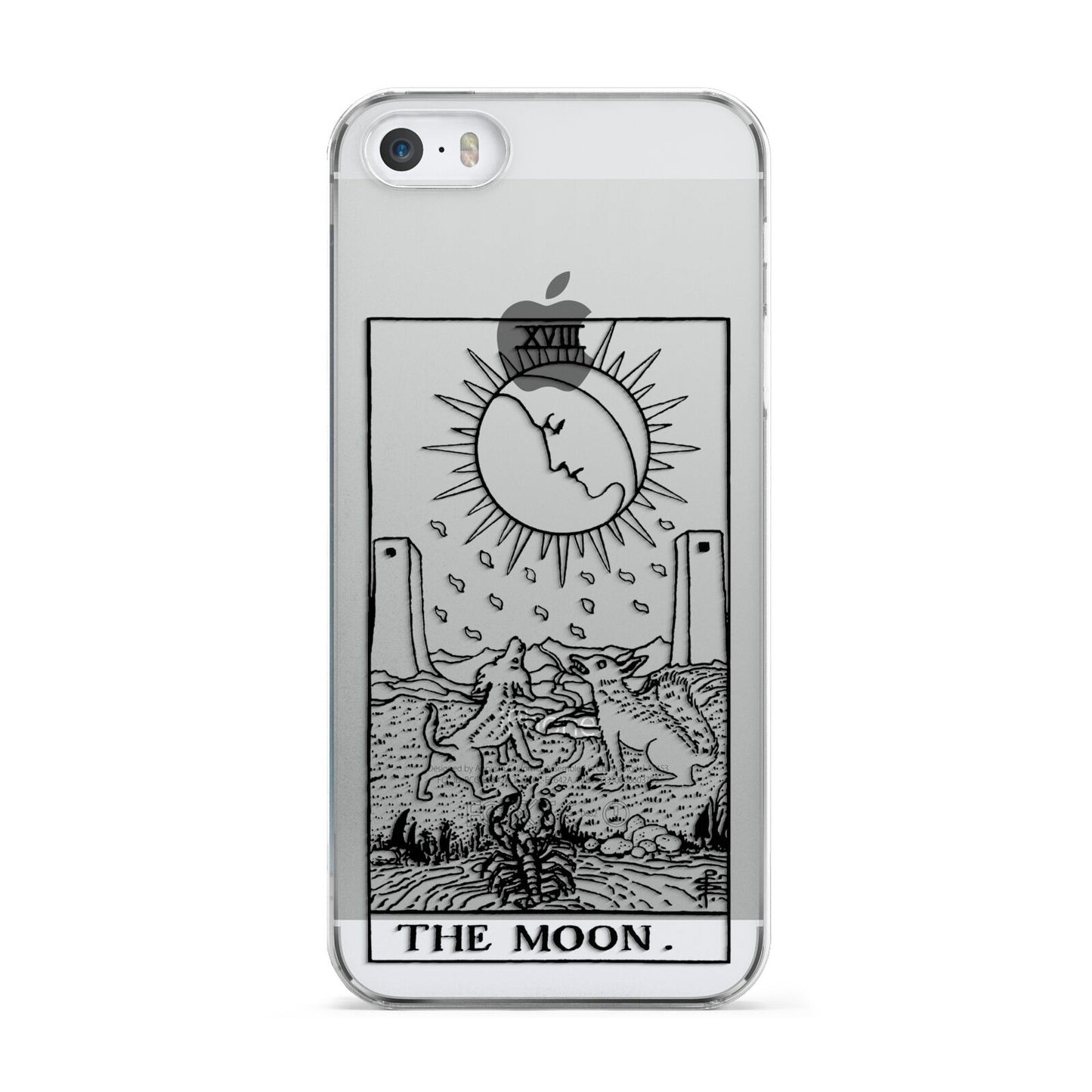 The Moon Monochrome Apple iPhone 5 Case