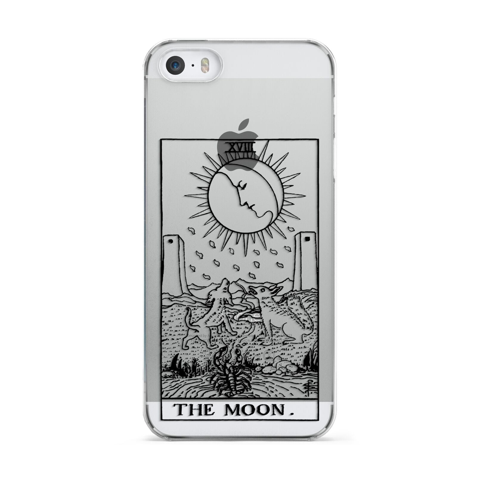 The Moon Monochrome Apple iPhone 5 Case