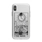 The Moon Monochrome iPhone X Bumper Case on Silver iPhone Alternative Image 1