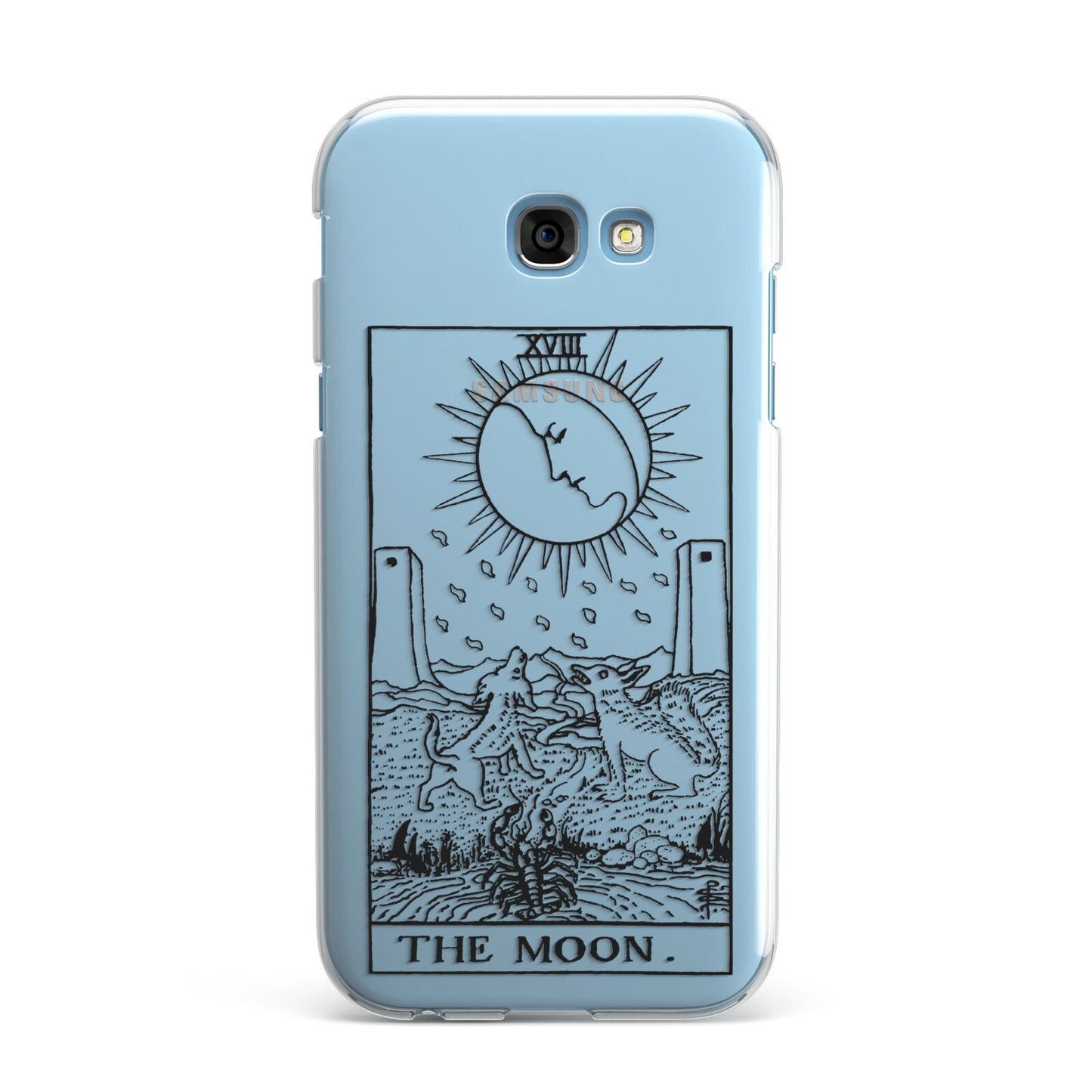 The Moon Monochrome Samsung Galaxy A7 2017 Case