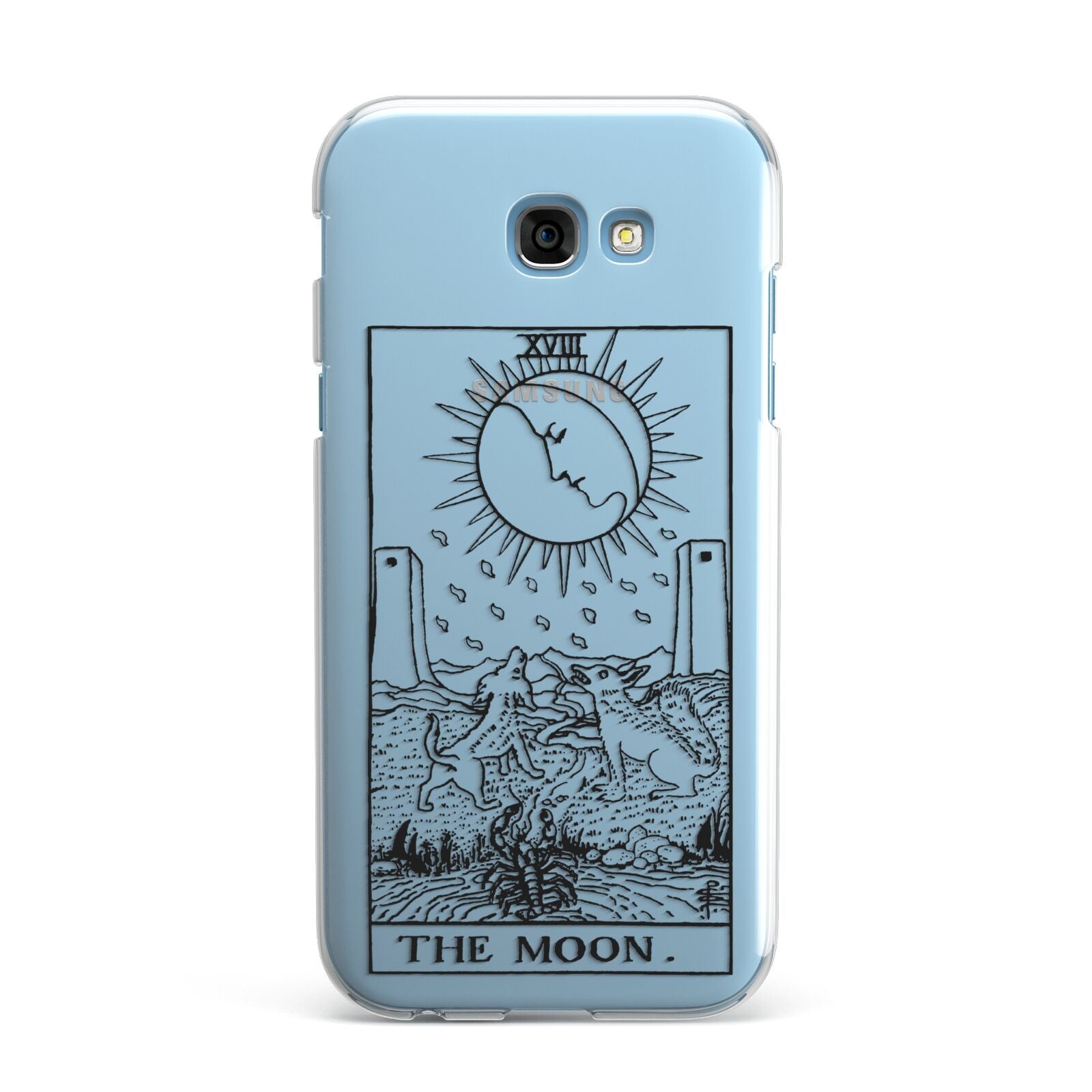 The Moon Monochrome Samsung Galaxy A7 2017 Case