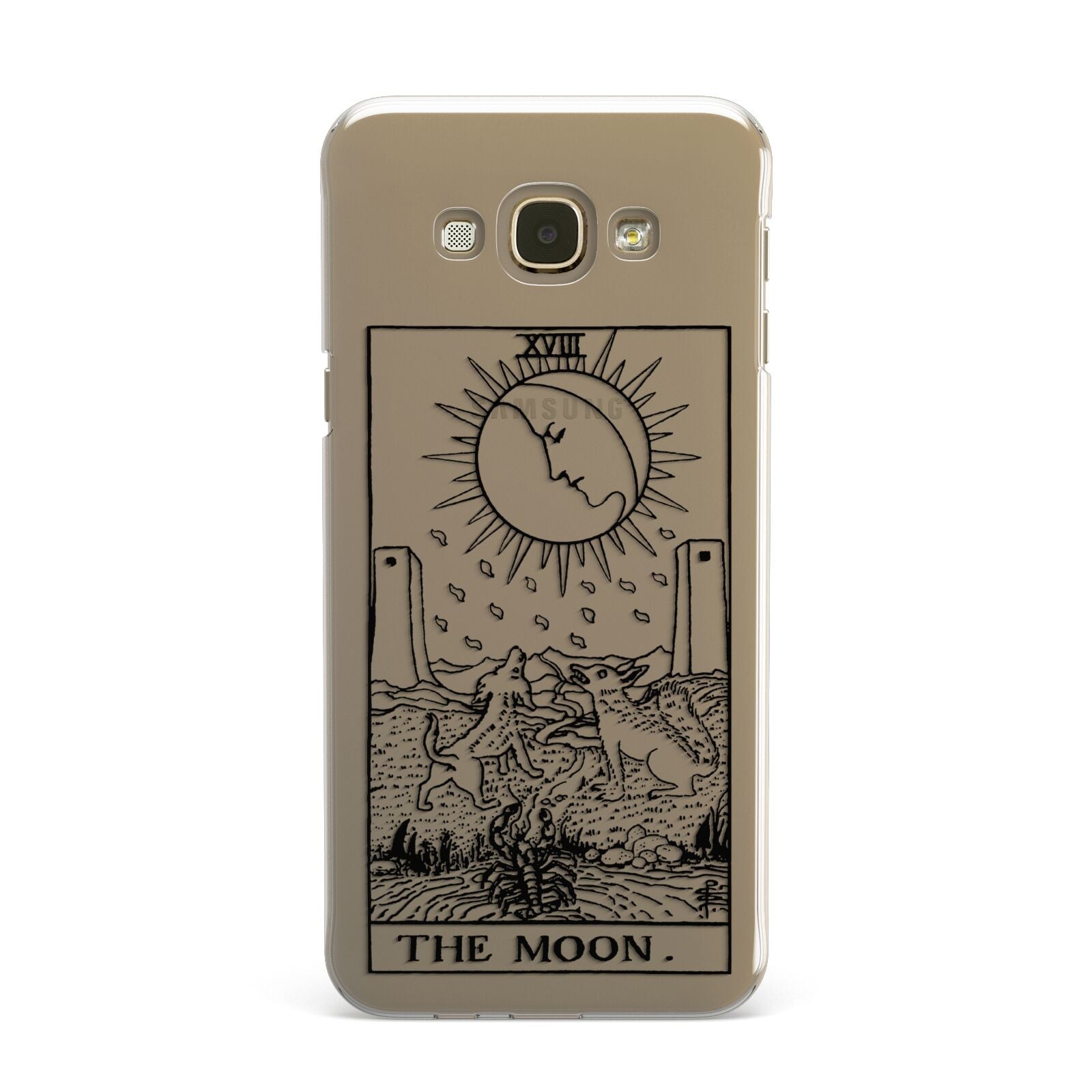 The Moon Monochrome Samsung Galaxy A8 Case