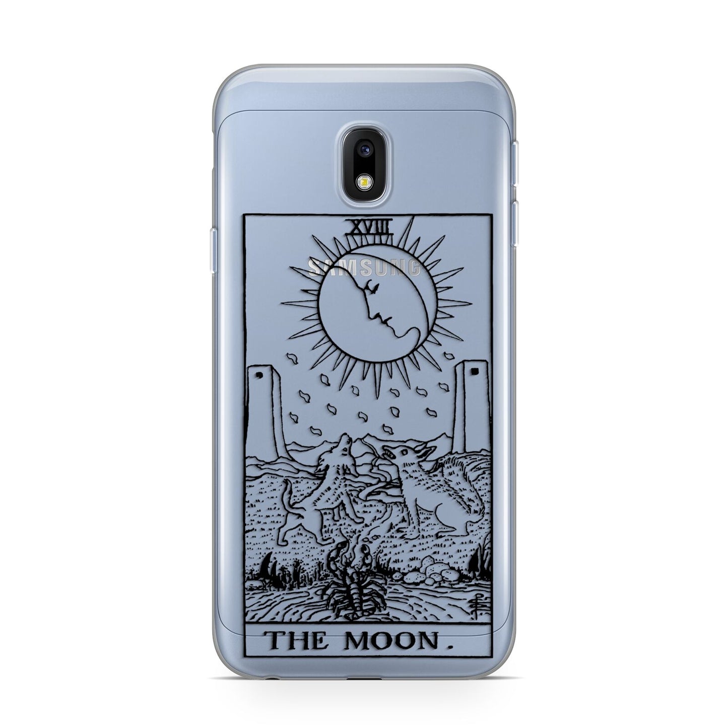 The Moon Monochrome Samsung Galaxy J3 2017 Case