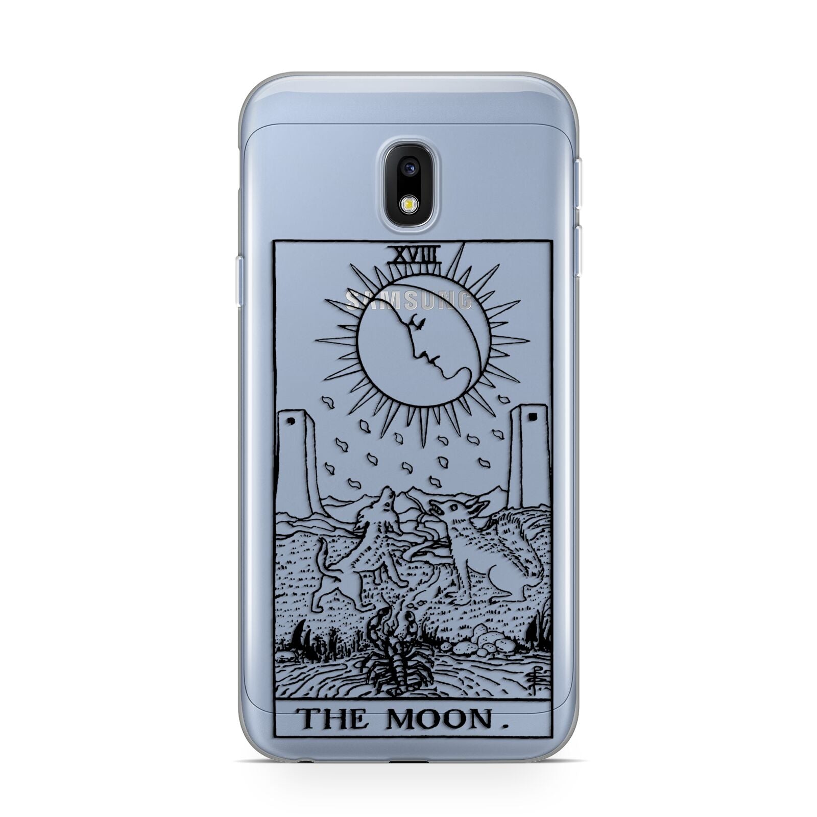 The Moon Monochrome Samsung Galaxy J3 2017 Case