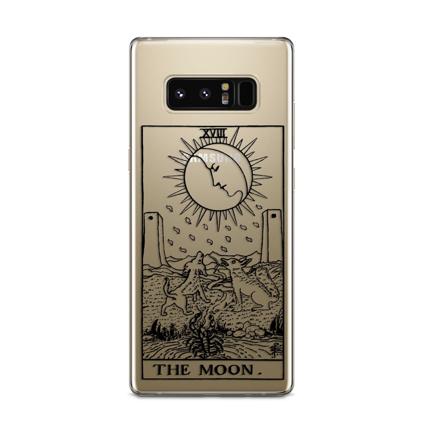 The Moon Monochrome Samsung Galaxy Note 8 Case