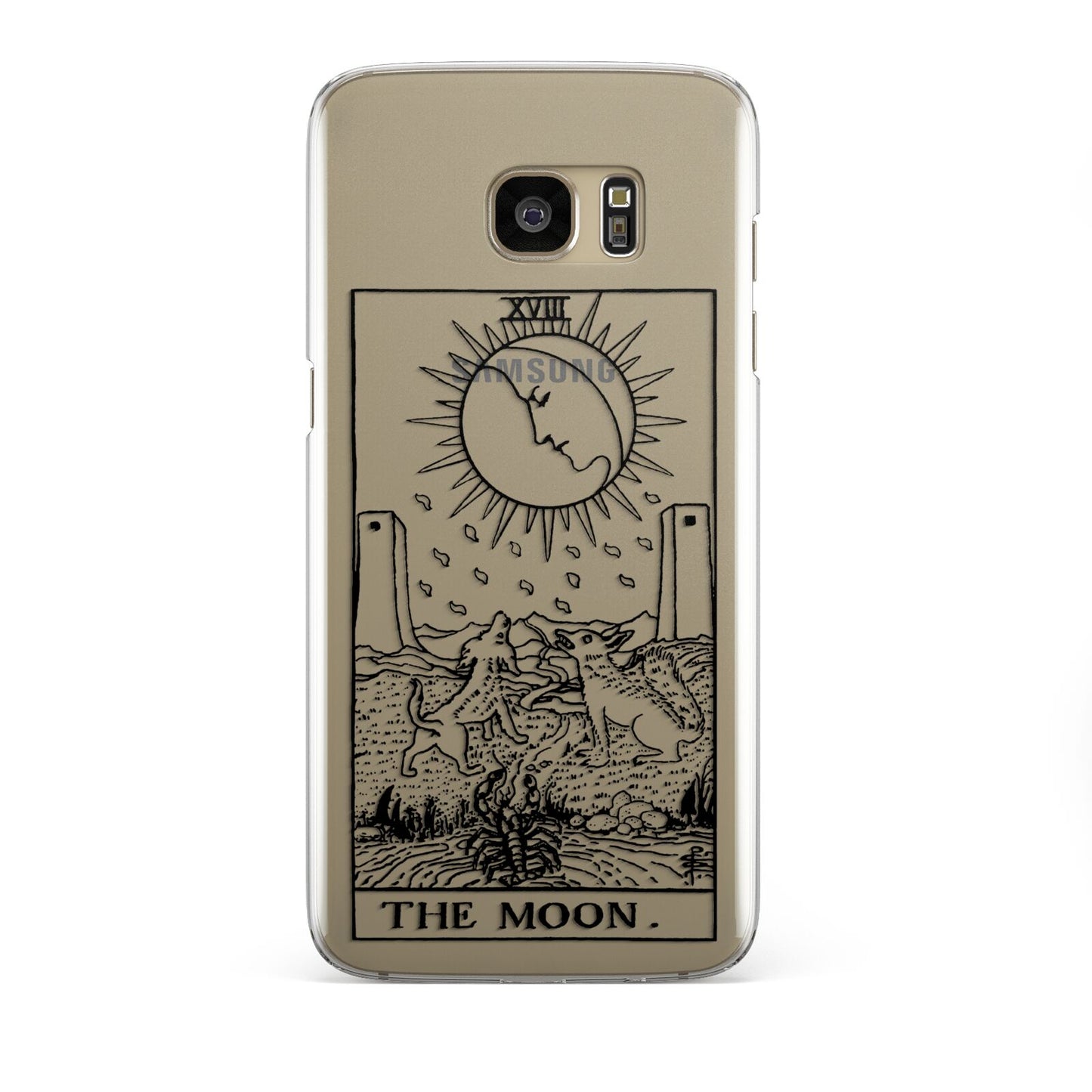 The Moon Monochrome Samsung Galaxy S7 Edge Case