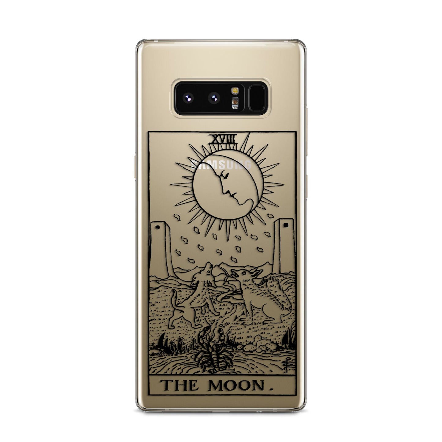The Moon Monochrome Samsung Galaxy S8 Case
