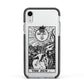 The Sun Monochrome Apple iPhone XR Impact Case Black Edge on Silver Phone