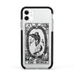 The World Monochrome Apple iPhone 11 in White with Black Impact Case