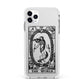 The World Monochrome Apple iPhone 11 Pro Max in Silver with White Impact Case