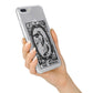 The World Monochrome iPhone 7 Plus Bumper Case on Silver iPhone Alternative Image