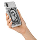 The World Monochrome iPhone X Bumper Case on Silver iPhone Alternative Image 2