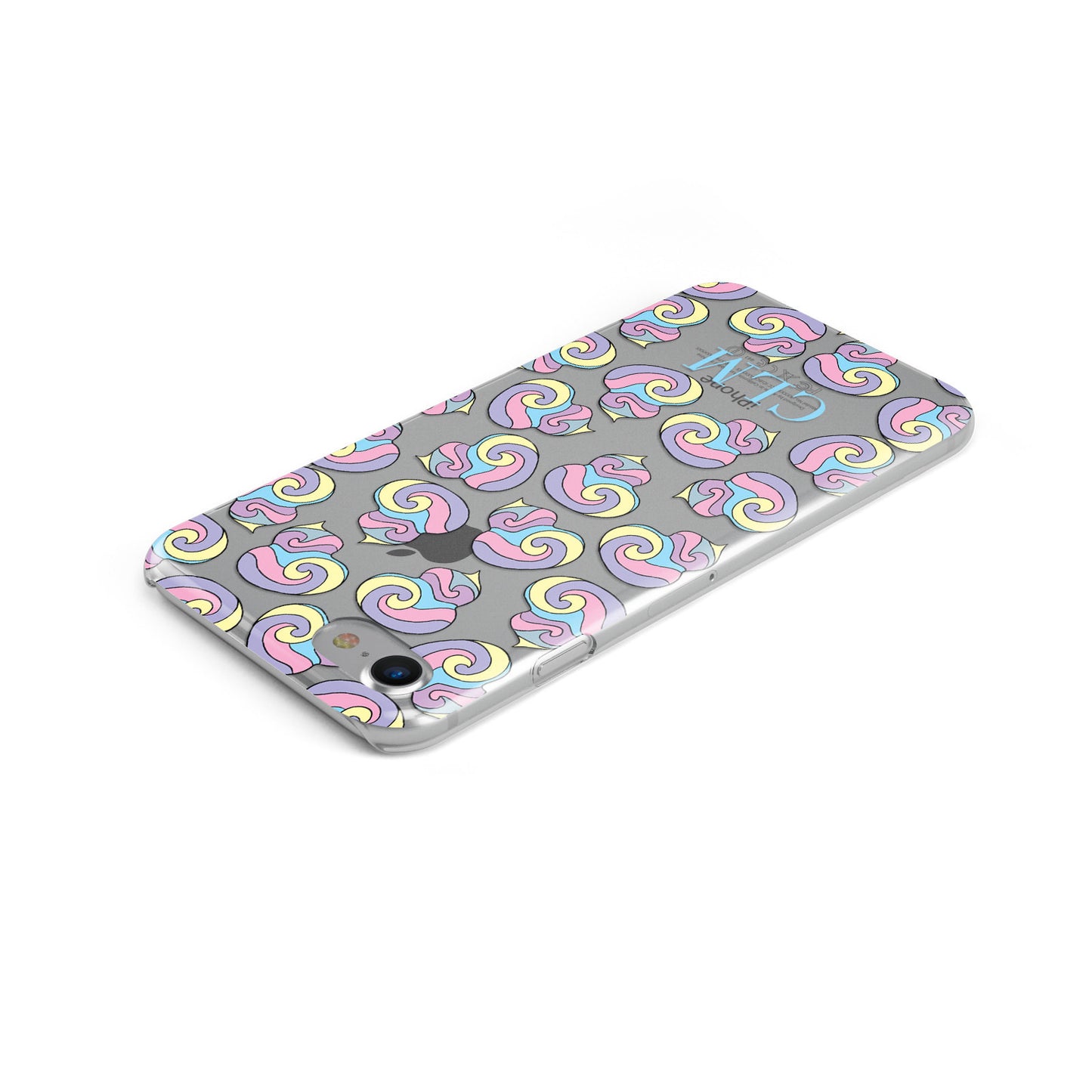 Unicorn Poo Personalised Apple iPhone Case Top Cutout