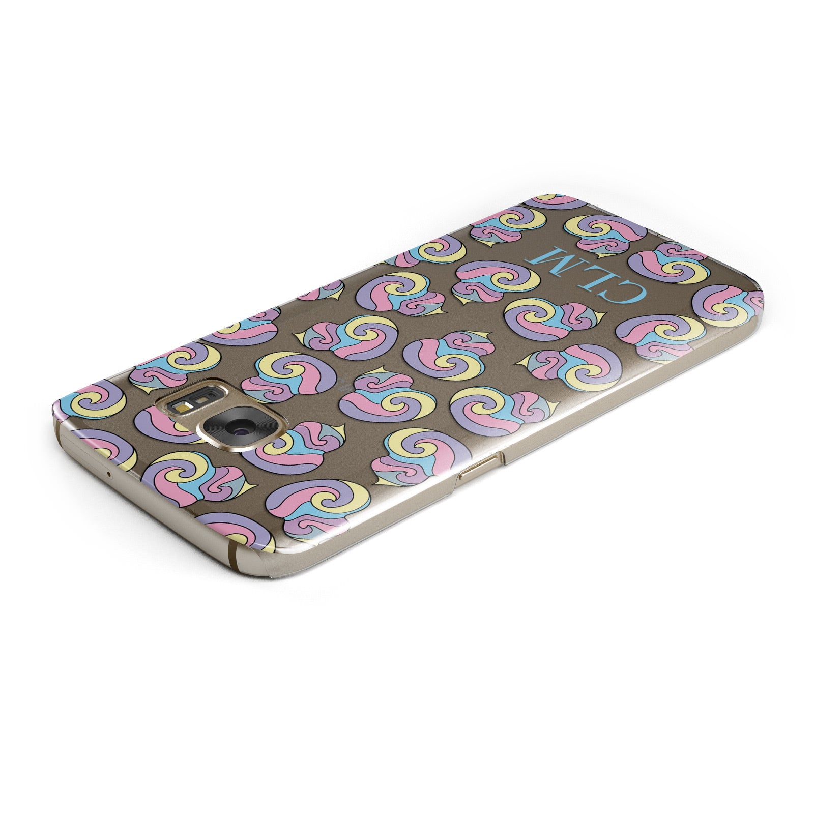 Unicorn Poo Personalised Samsung Galaxy Case Top Cutout