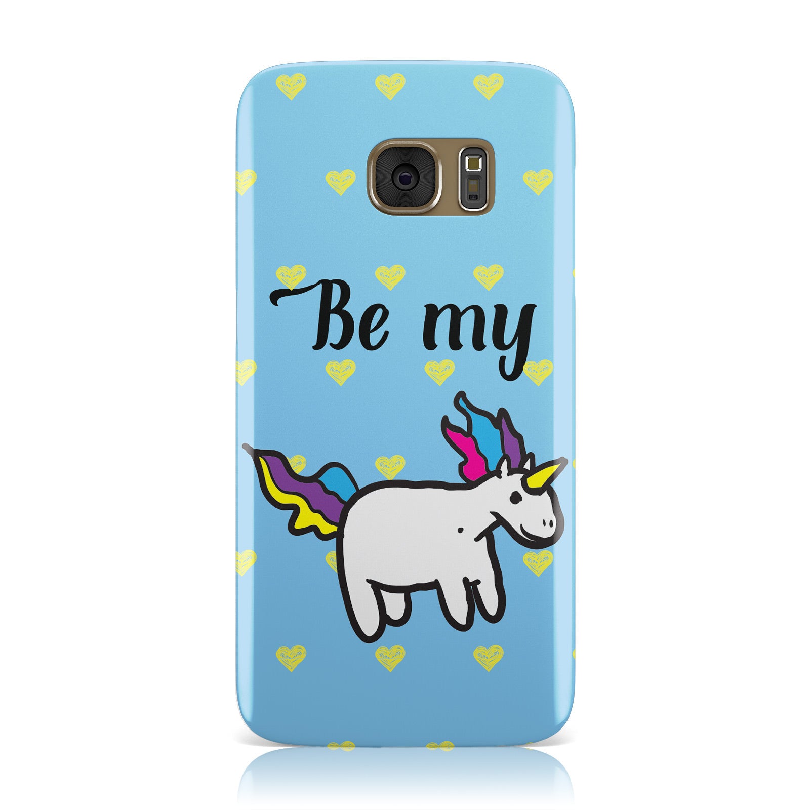 Valentines Be My Unicorn Samsung Galaxy Case