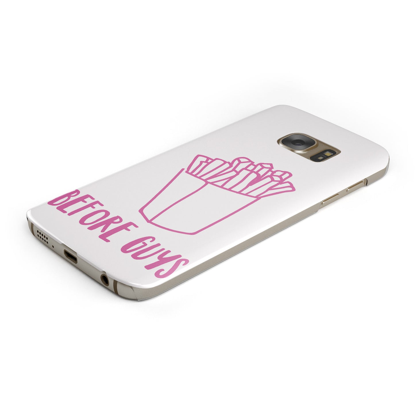 Valentines Fries Before Guys Samsung Galaxy Case Bottom Cutout