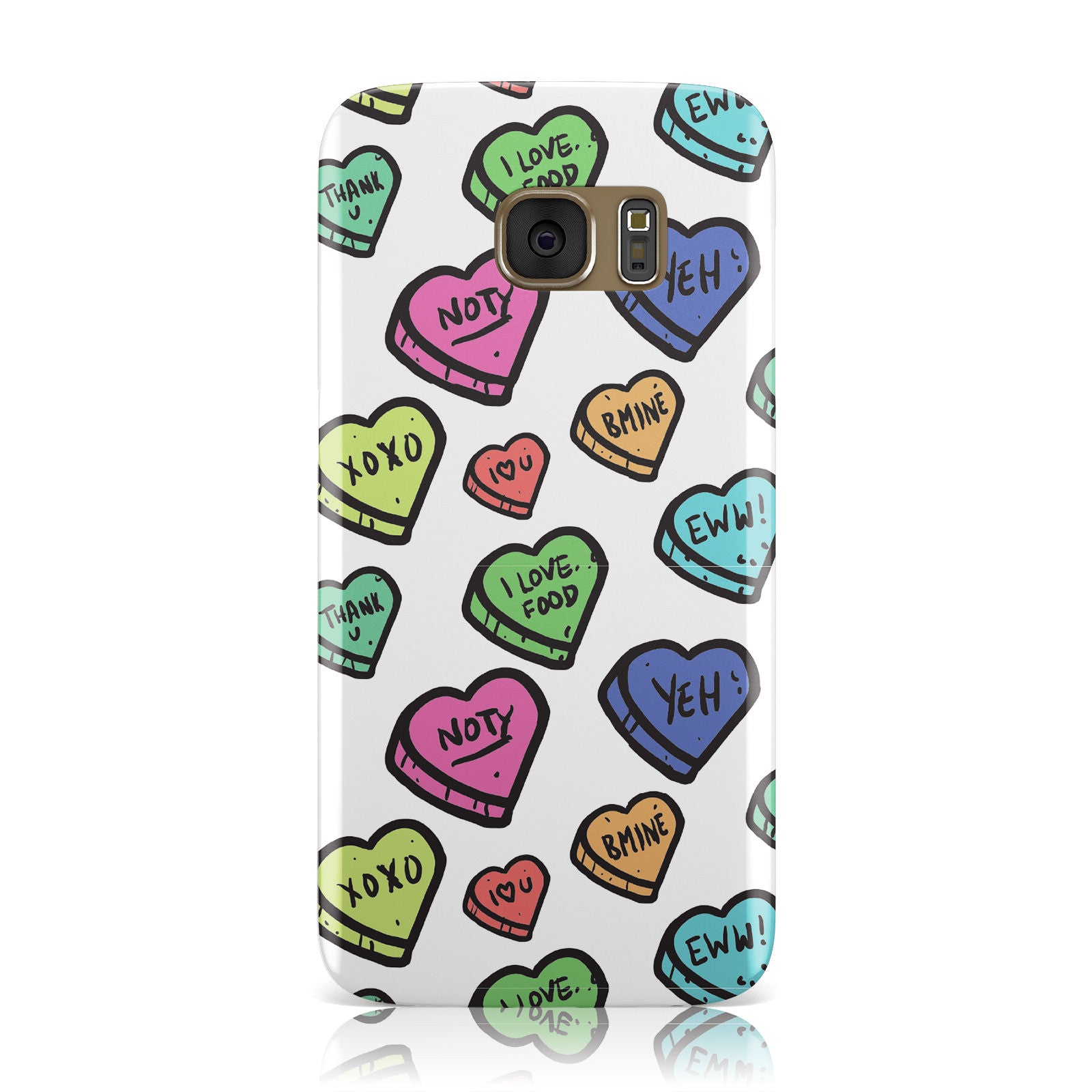 Valentines Love Heart Sweets Samsung Galaxy Case