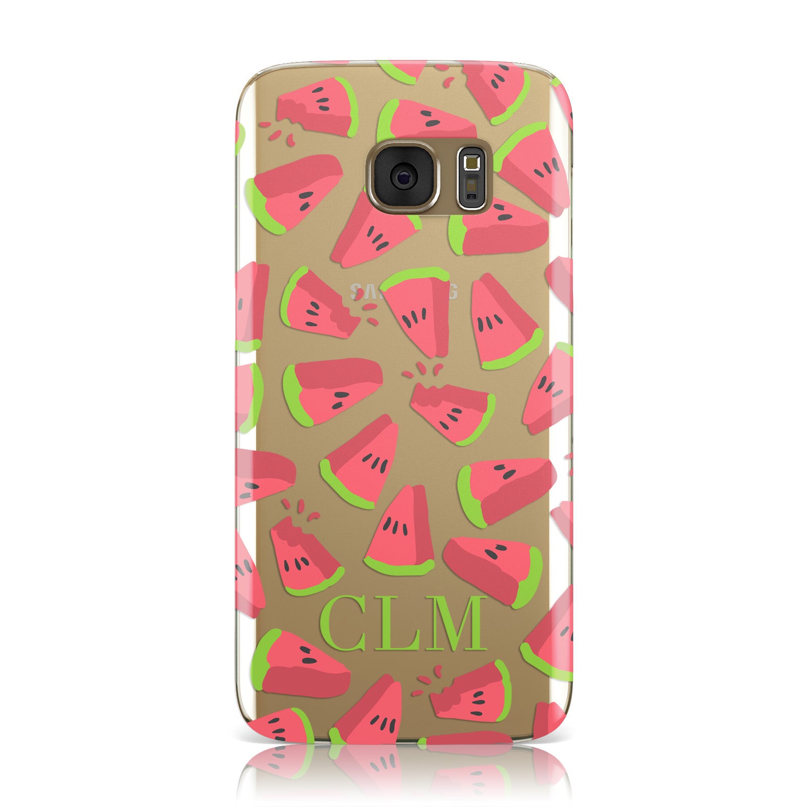 Personalised Watermelon Monogram Samsung Galaxy Case
