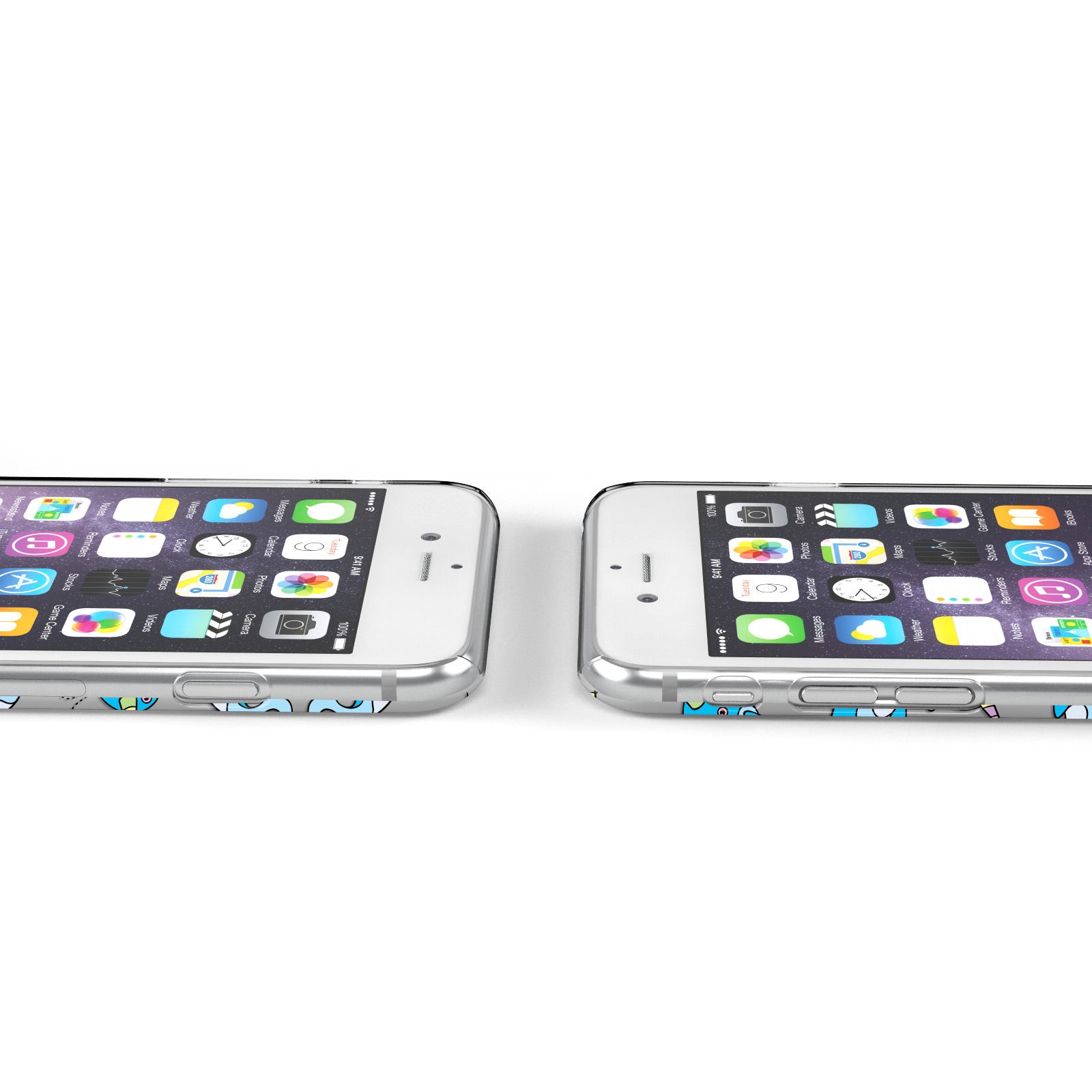 Whale Unicorn Personalised Apple iPhone Case Ports Cutout