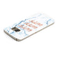 Wtf Rose Gold Blue Marble Effect Samsung Galaxy Case Top Cutout