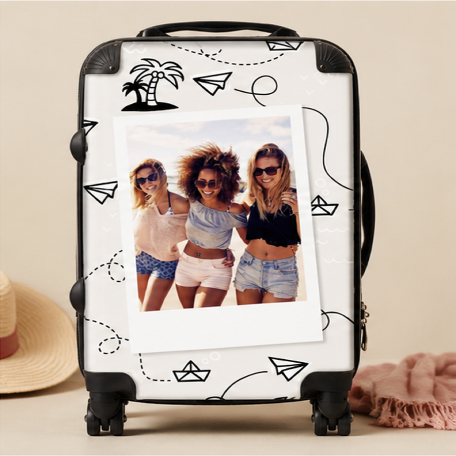 Personalised photo suitcase