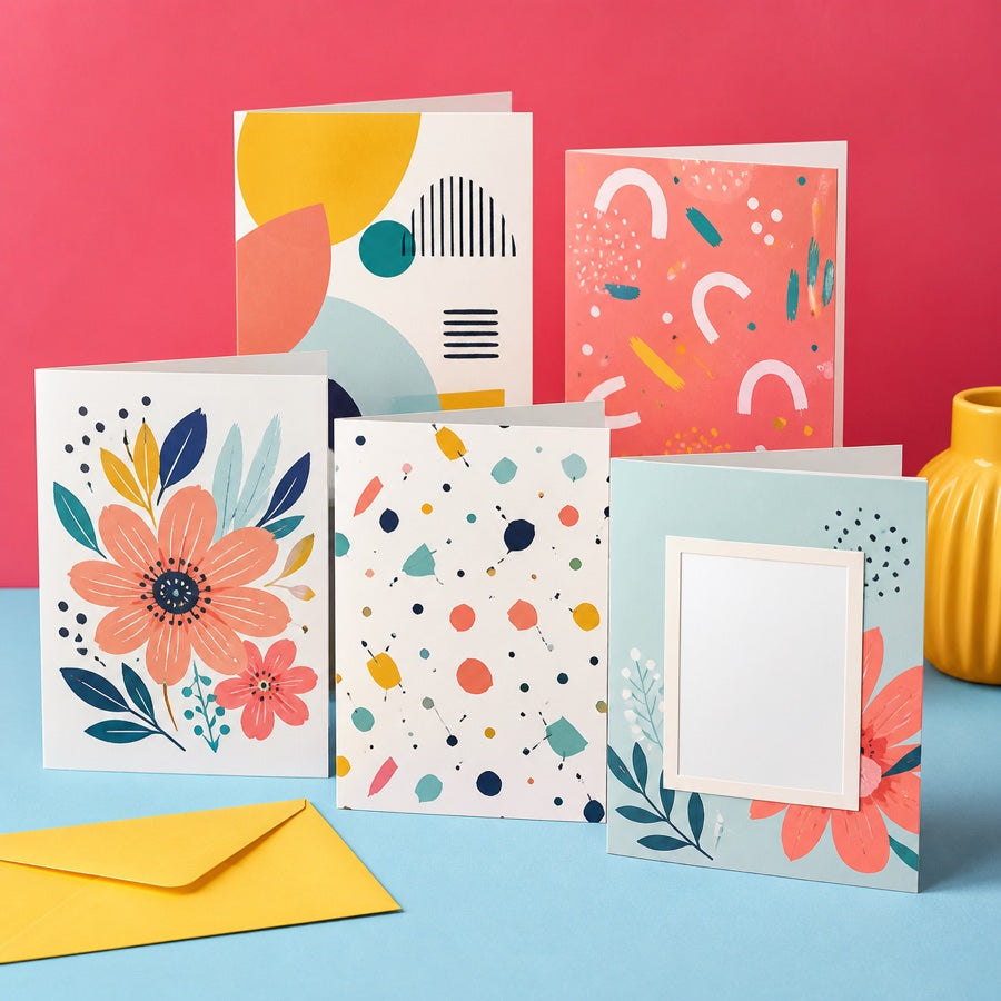 A selection of personalised cards